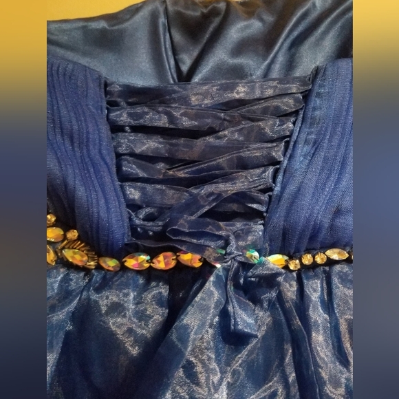 Royal Blue Gown/Grad Dress - Picture 3 of 3